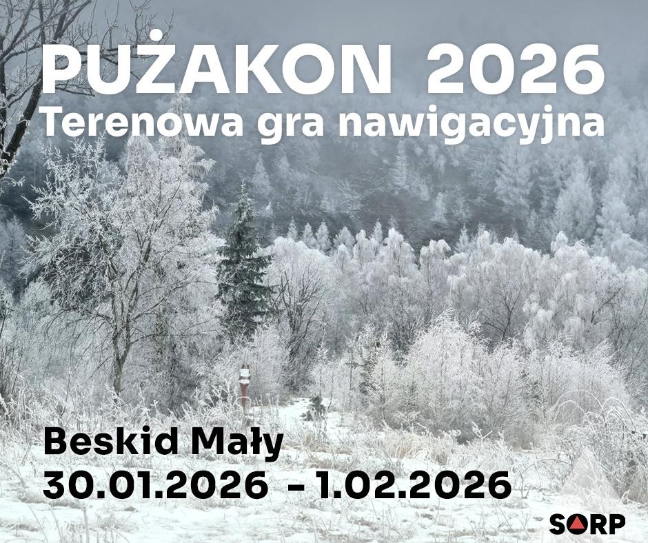 PUŻAKON 2026 zimowe zgrupowanie Przyszłości połączone z grą nawigacyjną
